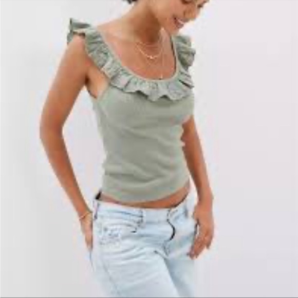 NWT American Eagle Outfitters Eyelet Tank Top - Picture 3 of 4